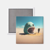 Desert monster house magneet (Voorkant / Achterkant)