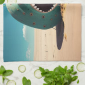 Desert monster house theedoek (Gevouwen)