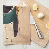 Desert monster house theedoek (Quarter Fold)