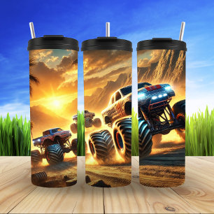 Desert Monster Truck Racing Adventure Thermosbeker