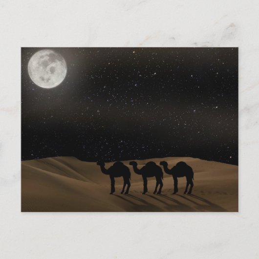 Desert Moon Briefkaart (Voorkant)