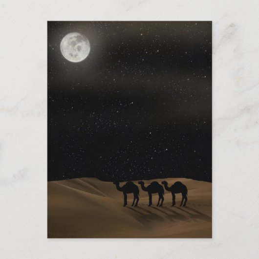 Desert Moon Briefkaart (Voorkant)