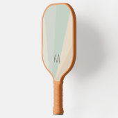 Desert Morning Sand Monogram Modern Gepersonalisee Pickleball Paddle (Links)