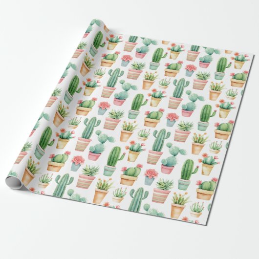 Desert Oasis Cadeaupapier (Uitgerold)