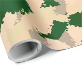 Desert Oasis Camo Cadeaupapier (Rol Hoek)