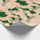 Desert Oasis Camo Cadeaupapier (Hoek)
