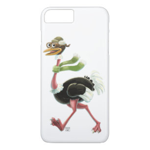 Desert Ostrich Runner iPhone 8 Plus / 7 Plus Hoesje