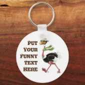 Desert Ostrich Runner Sleutelhanger (Voorkant)