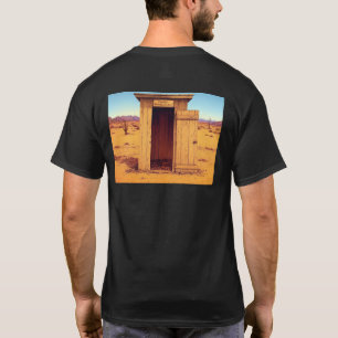 Desert Outhouse hommes noir T-shirt dos
