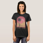 Desert Palm (Pink) T-shirt (Devant entier)