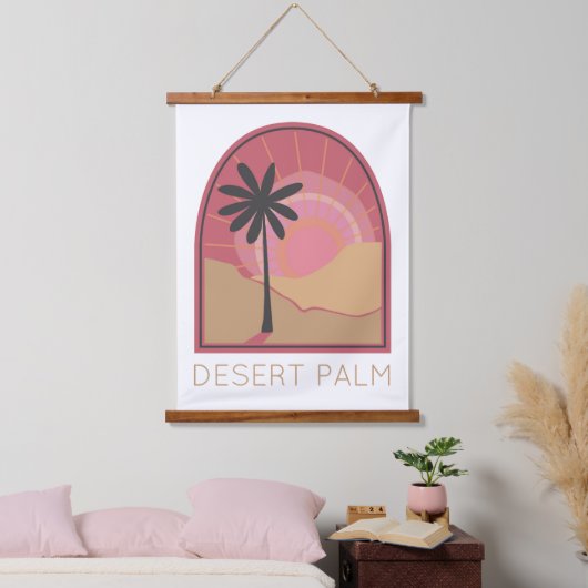 Desert Palm Wall Hanging Hangend Wandkleed (Slaapkamer)