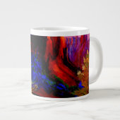 Desert Peint par Sunset Large Coffee Mug (Devant droit)