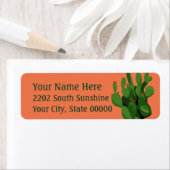 Desert Prickly Pear Arizona Return Address Label (Insitu)