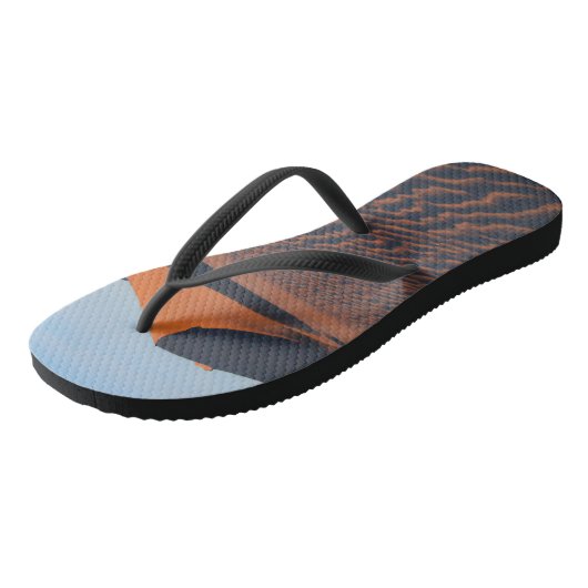 "Desert Pug with Wanderlust" Funny Pug Schilderach Teenslippers (Schuin)