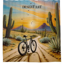 Desert Rat Cycling Mountainbike Zonsondergang Cust