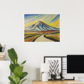 Desert Road - Archief Kunstdruk Poster (Thuiskantoor)