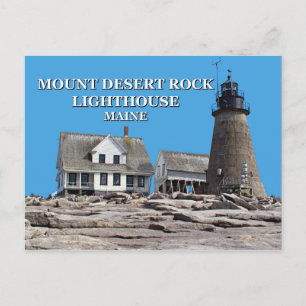 Desert Rock Lighthouse, Maine Briefkaart