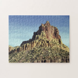 Desert Rock Mountain Peak Landscape Foto Legpuzzel