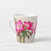 Desert Roos Flowers Latte Mok (Linkerhoek)