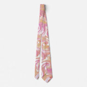 Desert Roos Swirl Necktie Stropdas (Achterkant)