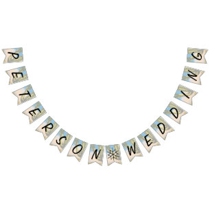 Desert Saguaro Cactus Huwelijksrepetitie Diner Vlaggetjes