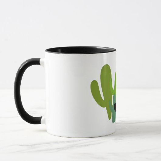 Désert Saguaro Cactus Mug rétro (Gauche)