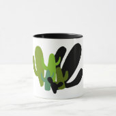 Desert Saguaro Cactus Retro Mok (Midden)