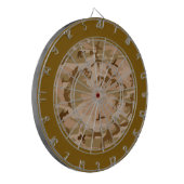 Desert Sand Camouflage Dart Board Dartbord (Voorkant Links)