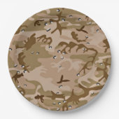Desert Sand Camouflage Papier Bord (Voorkant)