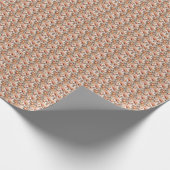 Desert Sand Floral Cadeaupapier (Hoek)