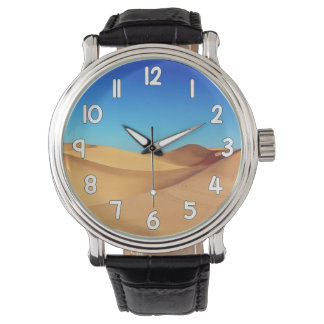 Desert Sand Wrist Watch – Blue Sky Nature Inspired Horloge