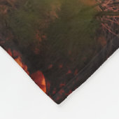 Desert Scene Fleece Deken (Hoek)