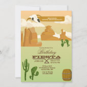 Desert Scene Invitation Kaart (Voorkant)