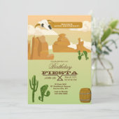 Desert Scene Invitation Kaart (Staand voorkant)
