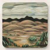 Desert Scene van Marsden Hartley, Kunst Onderzetter (Voorkant)