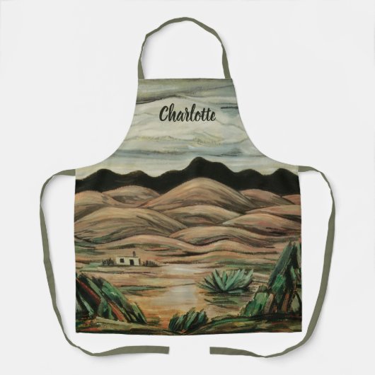 Desert Scene van Marsden Hartley, Kunst Schort (Voorkant)