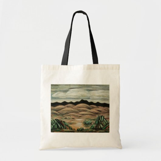 Desert Scene van Marsden Hartley, Kunst Tote Bag (Voorkant)