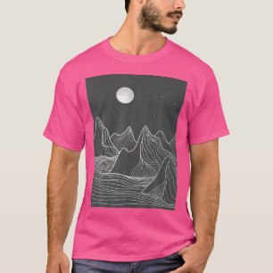 Desert Shirt Mountain Natuur Graphic T-shirt Manne