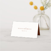Desert Sienna Minimalist Wedding (Achterkant)