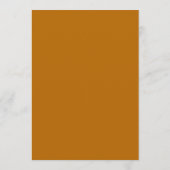 Désert simple | Carte de conseil Mariage orange br (Dos)