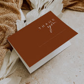 Désert simple | Carte de remerciements en terre cu