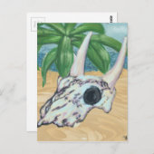 Desert Skull Briefkaart (Voorkant / Achterkant)