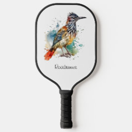 Desert Spirit, Roadrunner in Waterverf gewoonte Pickleball Paddle