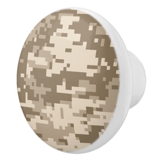Desert Storm Digital Camouflage Keramische Knop (Rechts)