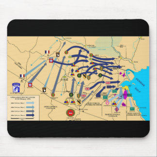 DESERT STORM MAP Mousepad Muismat