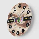 DESERT STORM MARINE 2 STARS CLOCK GROTE KLOK (Hoek)