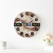 DESERT STORM MARINE 2 STARS CLOCK GROTE KLOK (Huis)