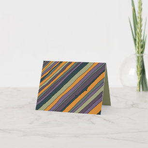 Desert Stripes Custom Notecard Kaart