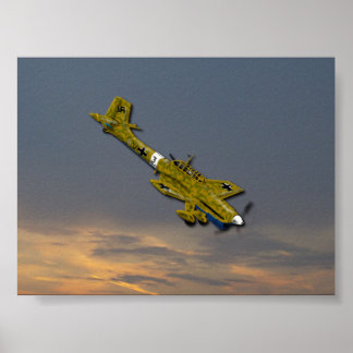 Desert Stuka Poster