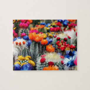 Desert succulent flowering cactus legpuzzel
